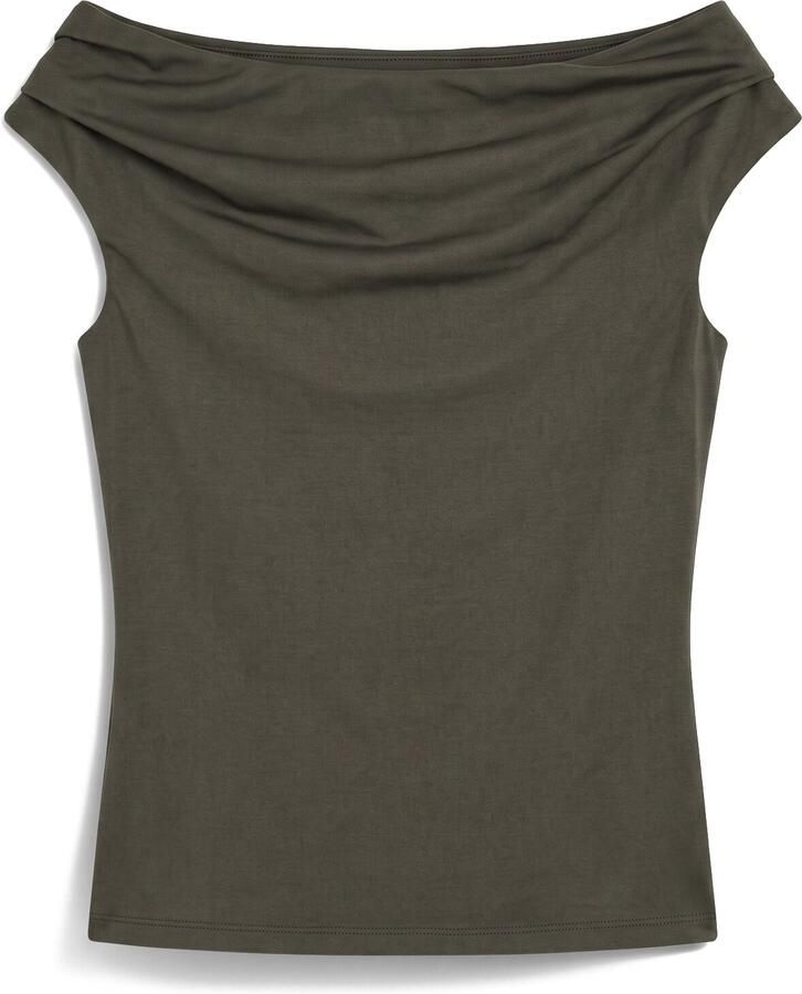 MODSTRÖM Modström Dames Tops & T-shirts Himamd Off-shoulder Top Groen - Foto 2