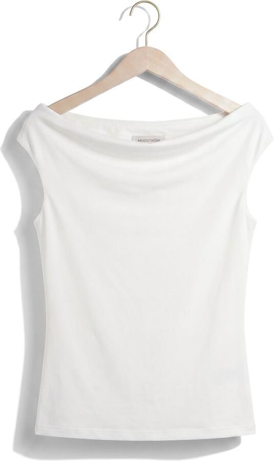 MODSTRÖM Modström Dames Tops & T-shirts Himamd Off-shoulder Top Wit - Foto 4