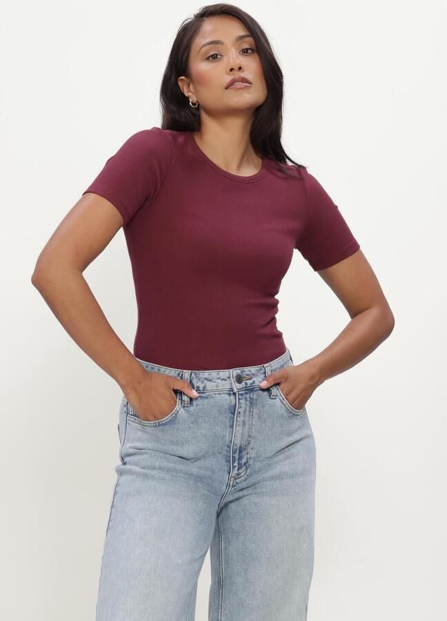MODSTRÖM Modström Dames Tops & T-shirts Igormd Short T-shirt Bordeaux