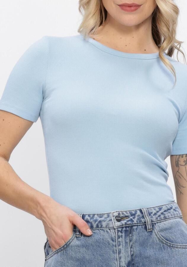 MODSTRÖM Modström Dames Tops & T-shirts Igormd Short T-shirt Lichtblauw - Foto 3