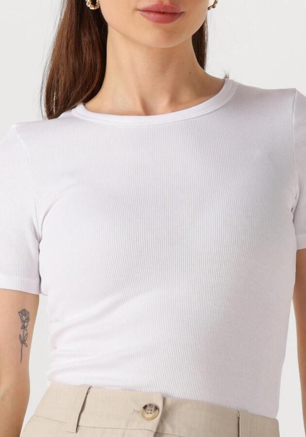 MODSTRÖM Modström Dames Tops & T-shirts Igormd Short T-shirt Wit - Foto 3