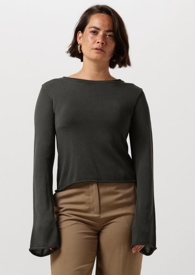 MODSTRÖM Modström Dames Tops & T-shirts Ivonnemd Flared O-neck Groen - Foto 4