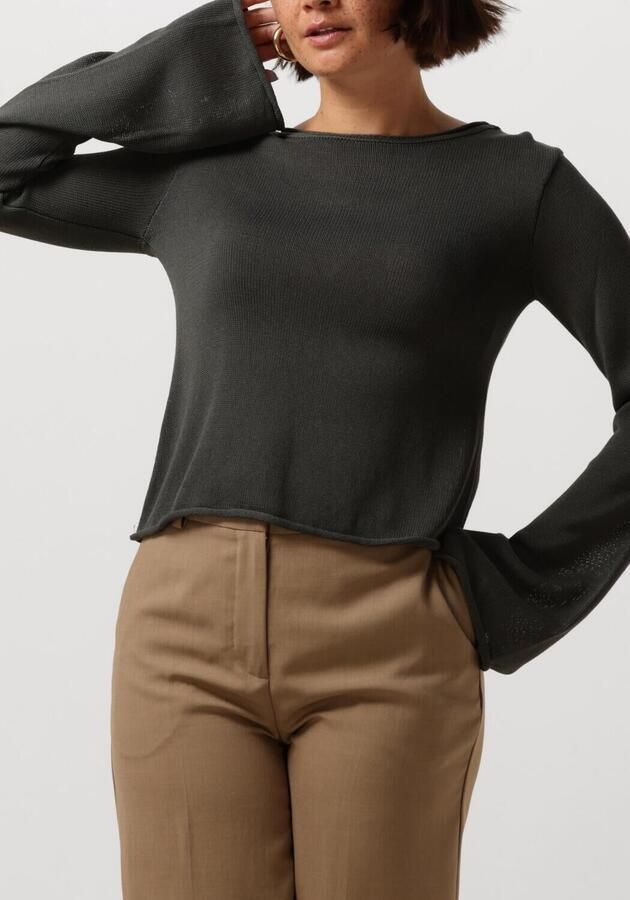 MODSTRÖM Modström Dames Tops & T-shirts Ivonnemd Flared O-neck Groen - Foto 3