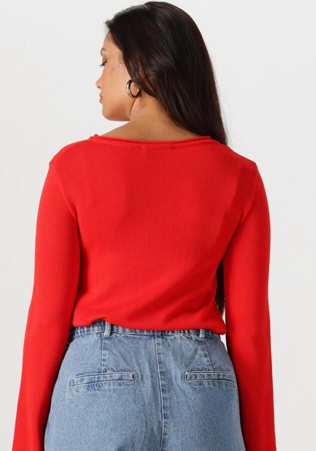 MODSTRÖM Modström Dames Tops & T-shirts Ivonnemd Flared O-neck Rood