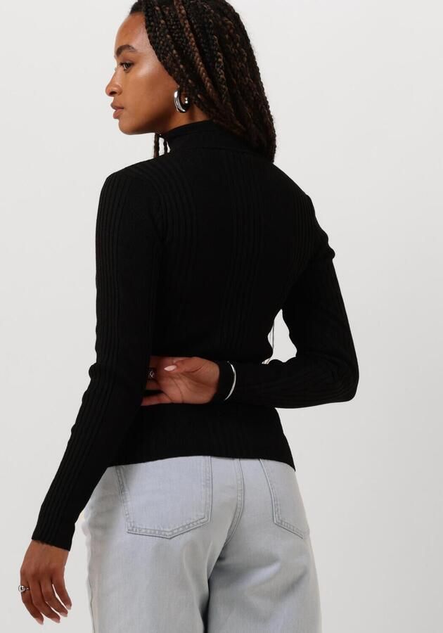 MODSTRÖM Modström Dames Tops & T-shirts Krissamd Zip T-neck Zwart