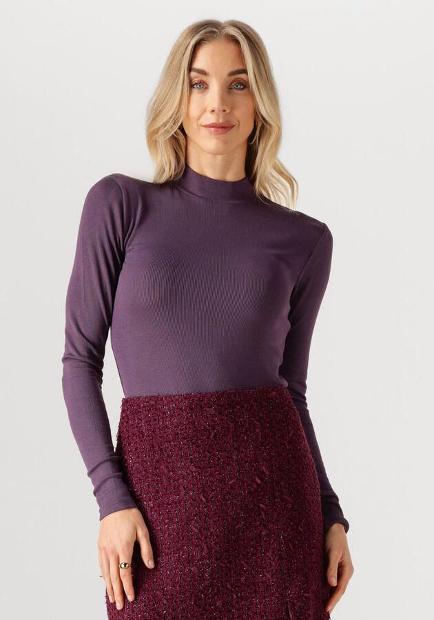 MODSTRÖM Modström Dames Tops & T-shirts Krown Ls T-neck Bordeaux - Foto 4