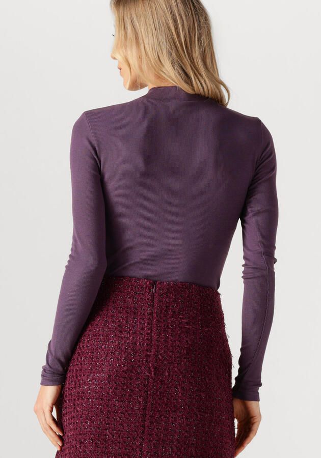 MODSTRÖM Modström Dames Tops & T-shirts Krown Ls T-neck Bordeaux