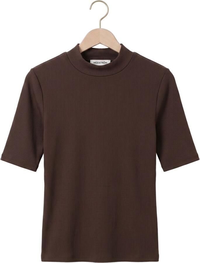 MODSTRÖM Modström Dames Tops & T-shirts Krown T-shirt Bruin - Foto 2