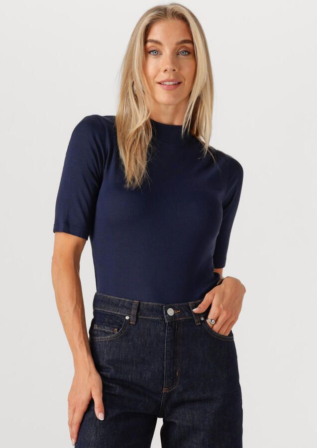 MODSTRÖM Modström Dames Tops & T-shirts Krown T-shirt Donkerblauw - Foto 4