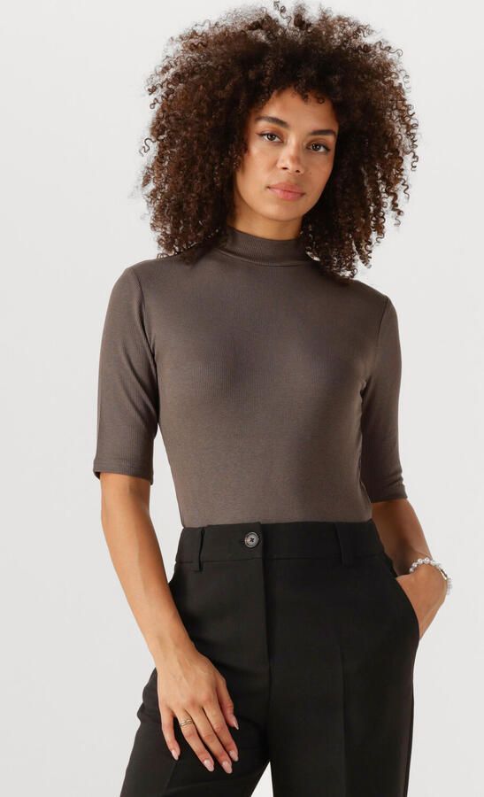 MODSTRÖM Modström Dames Tops & T-shirts Krown T-shirt Taupe - Foto 4