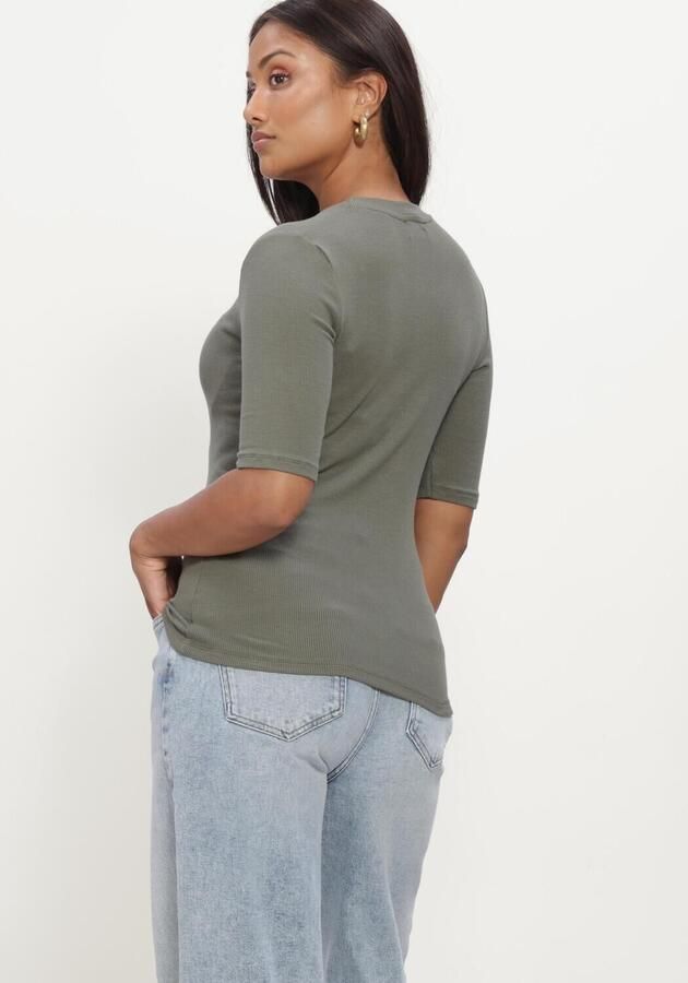 MODSTRÖM Modström Dames Tops & T-shirts Krownmd O-neck T-shirt Khaki - Foto 3