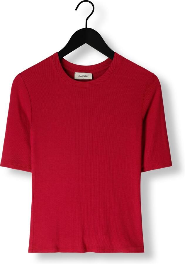 MODSTRÖM Modström Dames Tops & T-shirts Krownmd O-neck T-shirt Rood