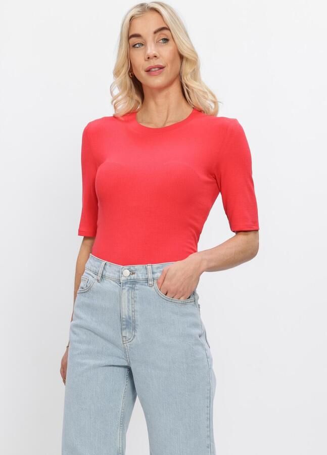 MODSTRÖM Modström Dames Tops & T-shirts Krownmd O-neck T-shirt Rood