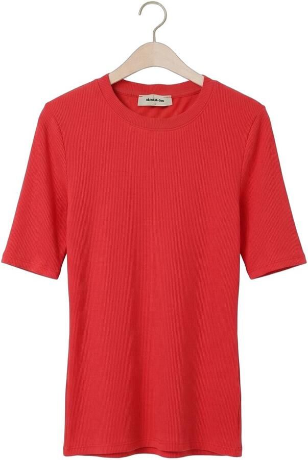 MODSTRÖM Modström Dames Tops & T-shirts Krownmd O-neck T-shirt Rood - Foto 4