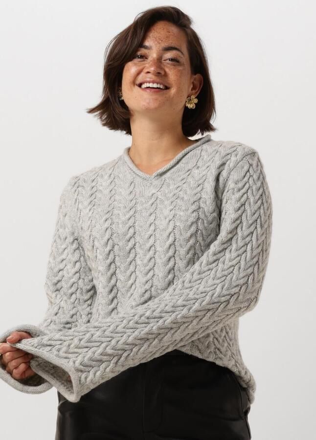 MODSTRÖM Modström Dames Tops & T-shirts Kurtismd V-neck Grijs - Foto 4