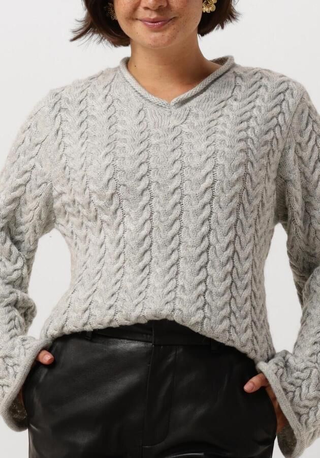 MODSTRÖM Modström Dames Tops & T-shirts Kurtismd V-neck Grijs - Foto 3