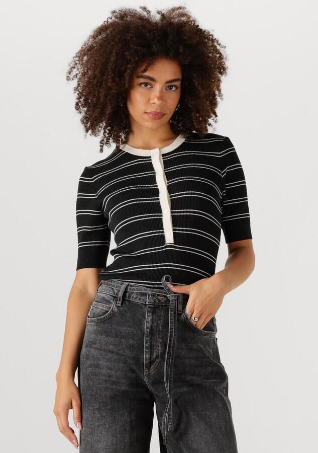 MODSTRÖM Modström Dames Tops & T-shirts Pacificomd Ss Polo Zwart - Foto 4