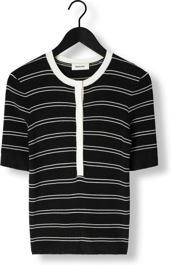 MODSTRÖM Modström Dames Tops & T-shirts Pacificomd Ss Polo Zwart - Foto 3