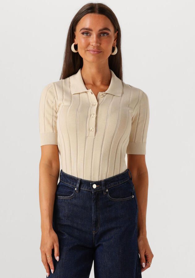 MODSTRÖM Modström Dames Tops & T-shirts Toniamd Ss Polo Beige - Foto 4