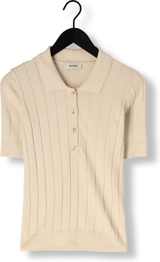 MODSTRÖM Modström Dames Tops & T-shirts Toniamd Ss Polo Beige - Foto 3