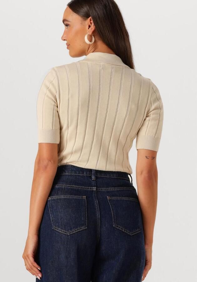 MODSTRÖM Modström Dames Tops & T-shirts Toniamd Ss Polo Beige