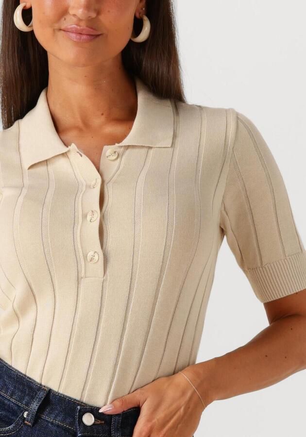 MODSTRÖM Modström Dames Tops & T-shirts Toniamd Ss Polo Beige - Foto 2