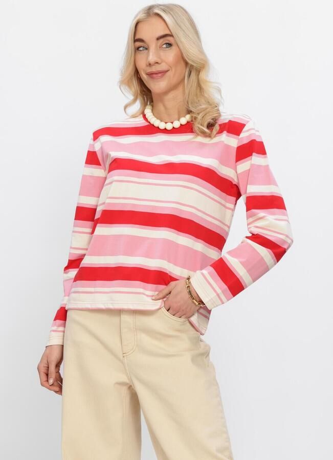 MODSTRÖM Modström Dames Tops & T-shirts Urbanmd Stripe Ls T-shirt Multi
