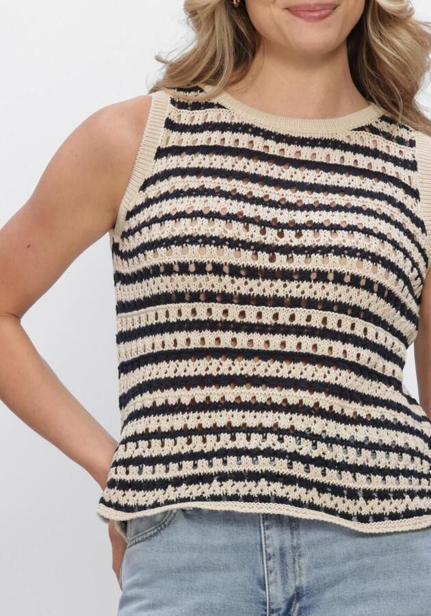 MODSTRÖM Modström Dames Tops & T-shirts Vestermd Stripe Top Creme - Foto 3