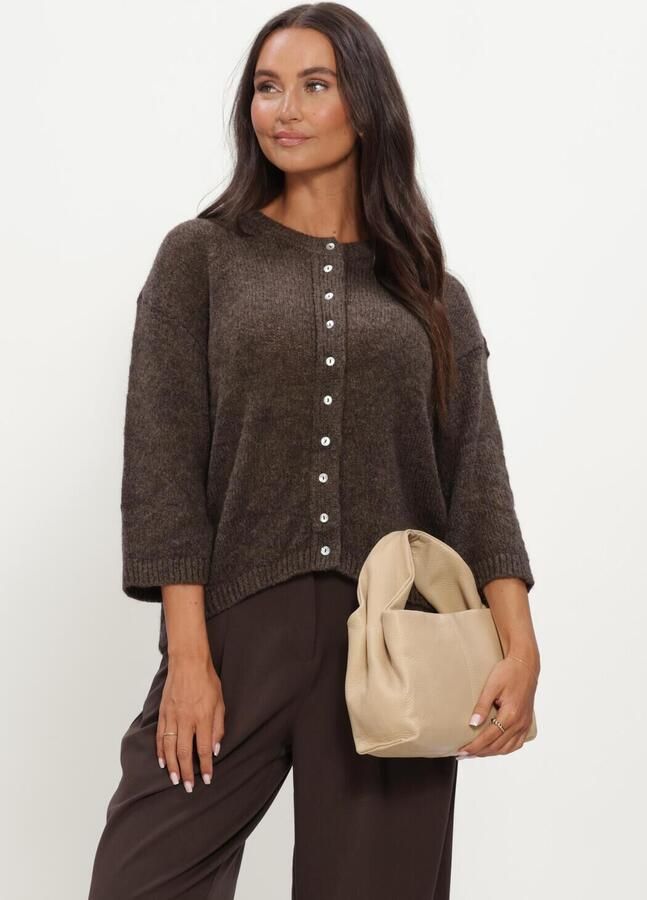 MODSTRÖM Modström Dames Truien & Vesten Bailormd Cardigan Bruin