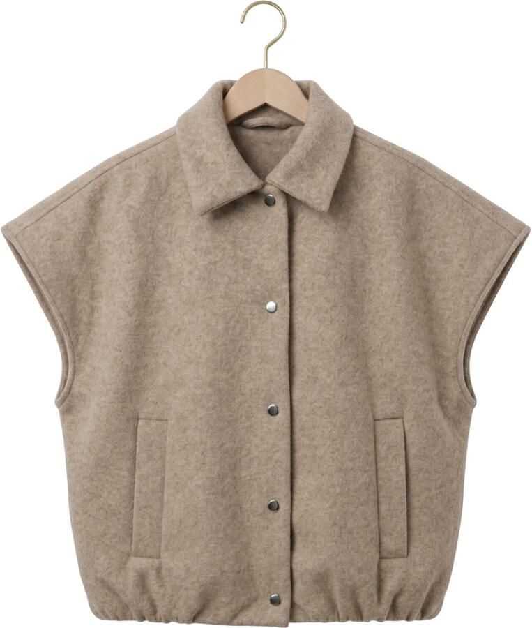 MODSTRÖM Modström Dames Truien & Vesten Cleamd Vest Beige - Foto 2