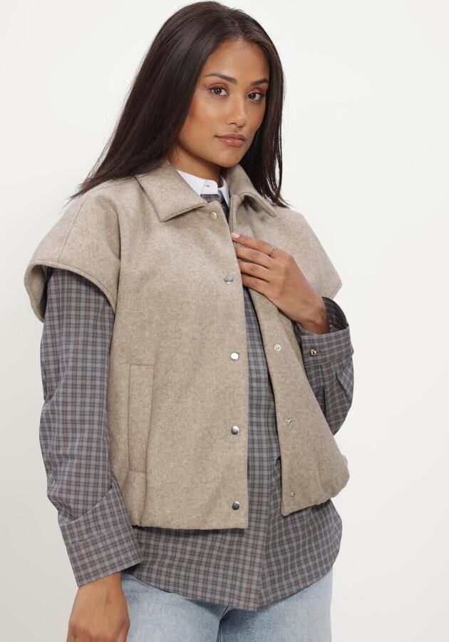 MODSTRÖM Modström Dames Truien & Vesten Cleamd Vest Beige - Foto 4