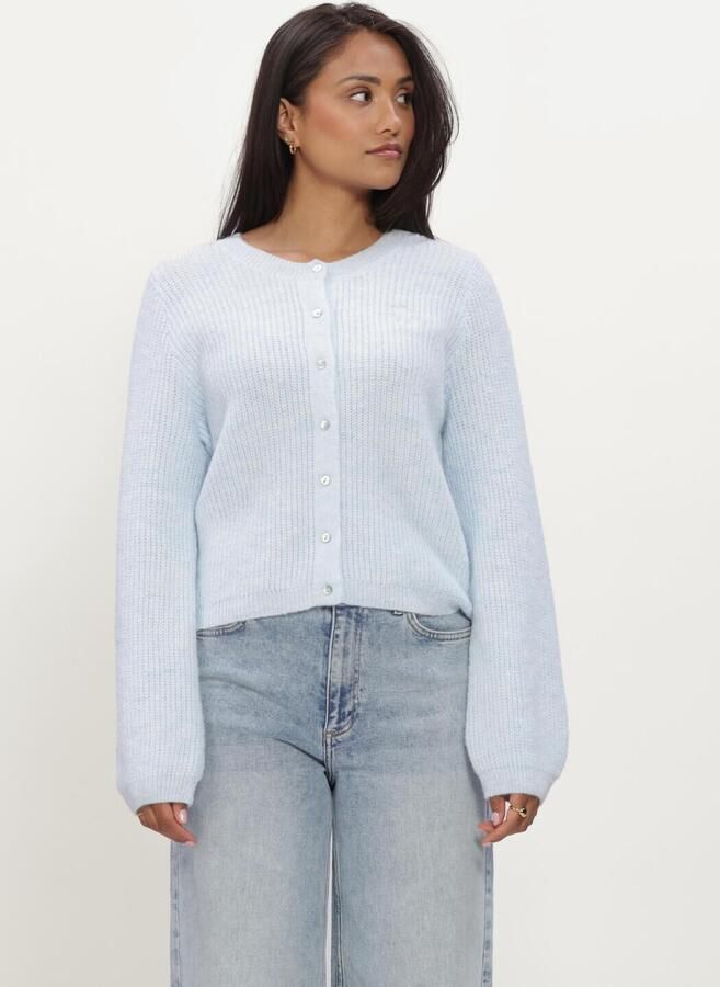 MODSTRÖM Modström Dames Truien & Vesten Crismd Cardigan Lichtblauw