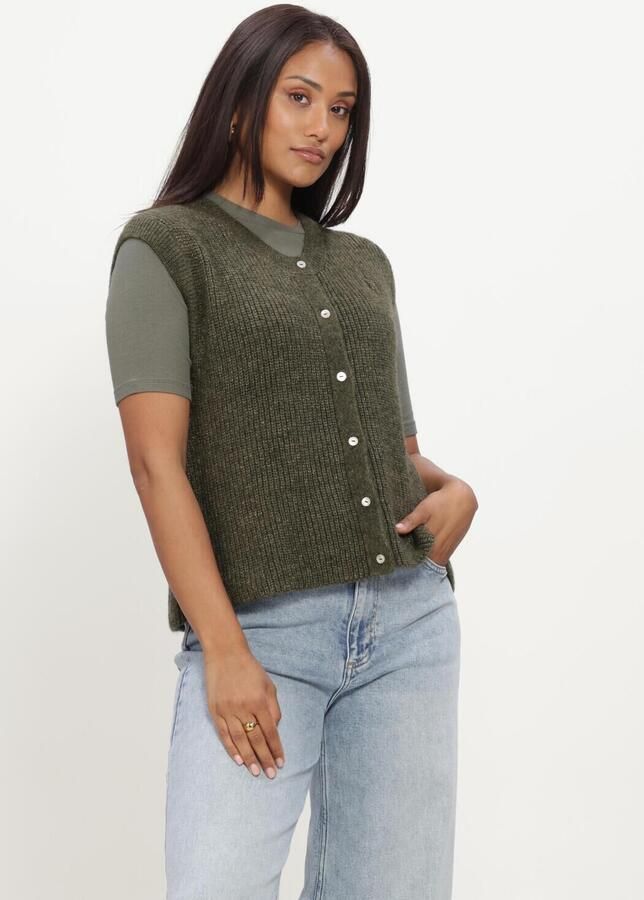 MODSTRÖM Modström Dames Truien & Vesten Crismd Vest Groen