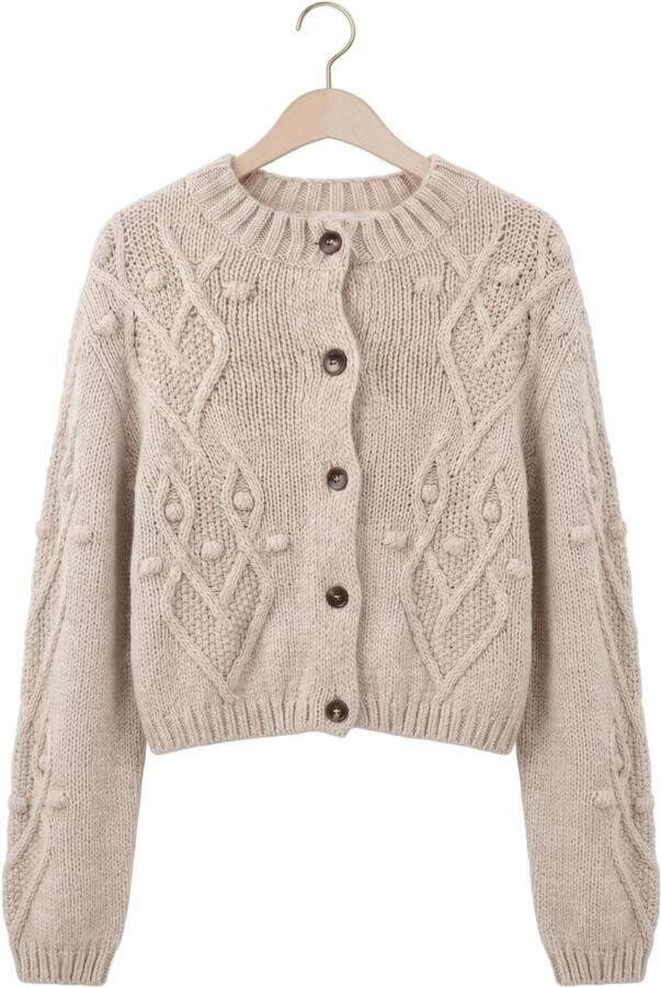 MODSTRÖM Modström Dames Truien & Vesten Dahliamd Cardigan Beige - Foto 4