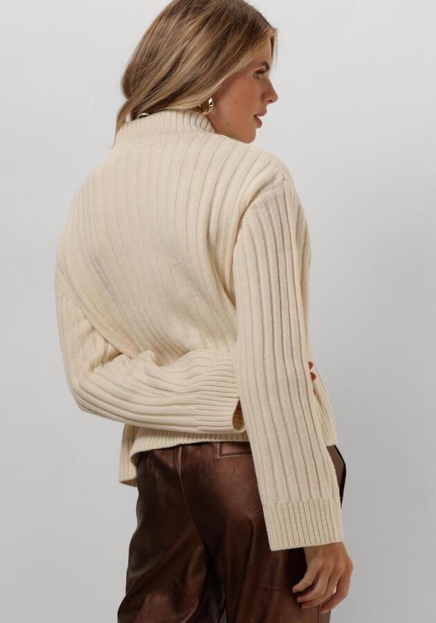 MODSTRÖM Modström Dames Truien & Vesten Fultonmd Rib T-neck Zand - Foto 3