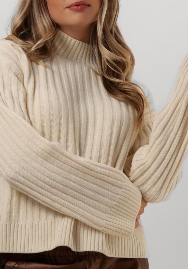 MODSTRÖM Modström Dames Truien & Vesten Fultonmd Rib T-neck Zand - Foto 2