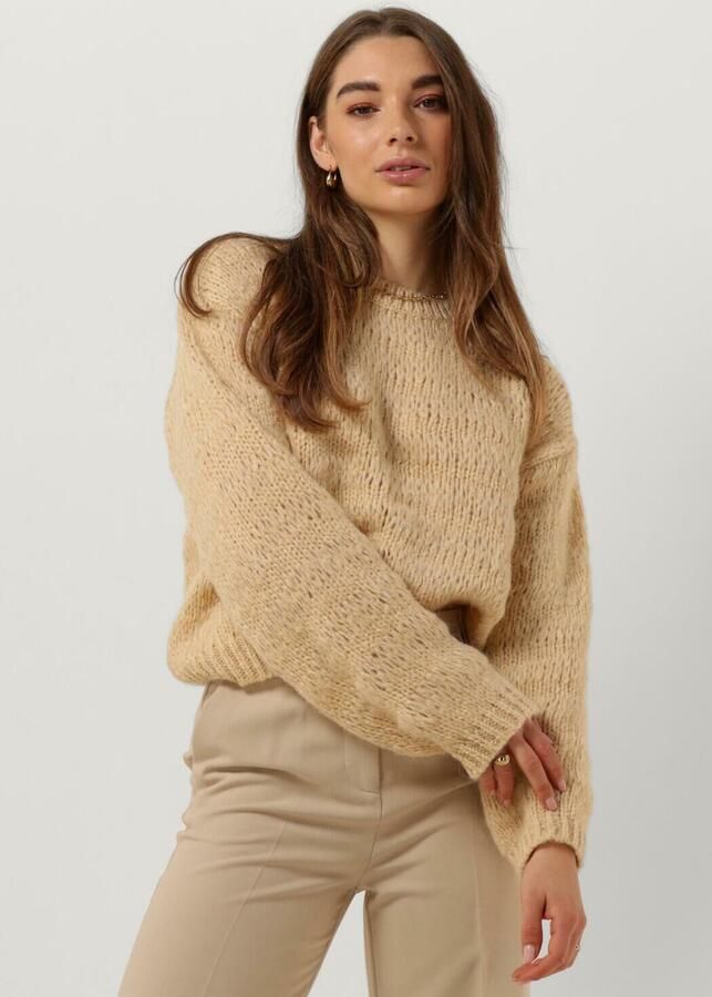 MODSTRÖM Modström Dames Truien & Vesten Grovermd O-neck Creme - Foto 4