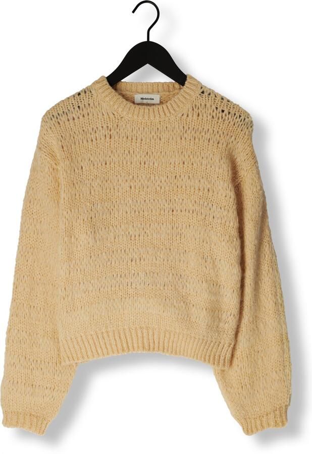 MODSTRÖM Modström Dames Truien & Vesten Grovermd O-neck Creme - Foto 3