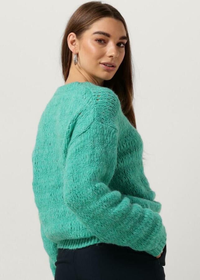 MODSTRÖM Modström Dames Truien & Vesten Grovermd O-neck Turquoise - Foto 4