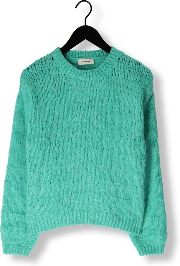 MODSTRÖM Modström Dames Truien & Vesten Grovermd O-neck Turquoise - Foto 3