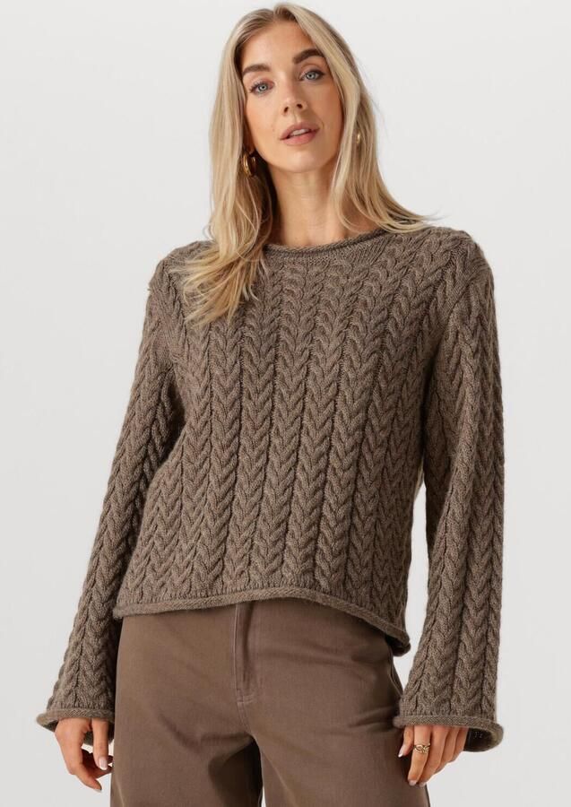 MODSTRÖM Modström Dames Truien & Vesten Kurtismd O-neck Bruin - Foto 4