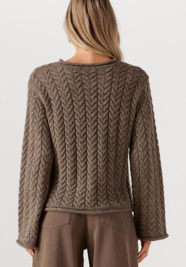 MODSTRÖM Modström Dames Truien & Vesten Kurtismd O-neck Bruin - Foto 3