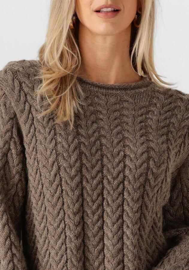 MODSTRÖM Modström Dames Truien & Vesten Kurtismd O-neck Bruin - Foto 2