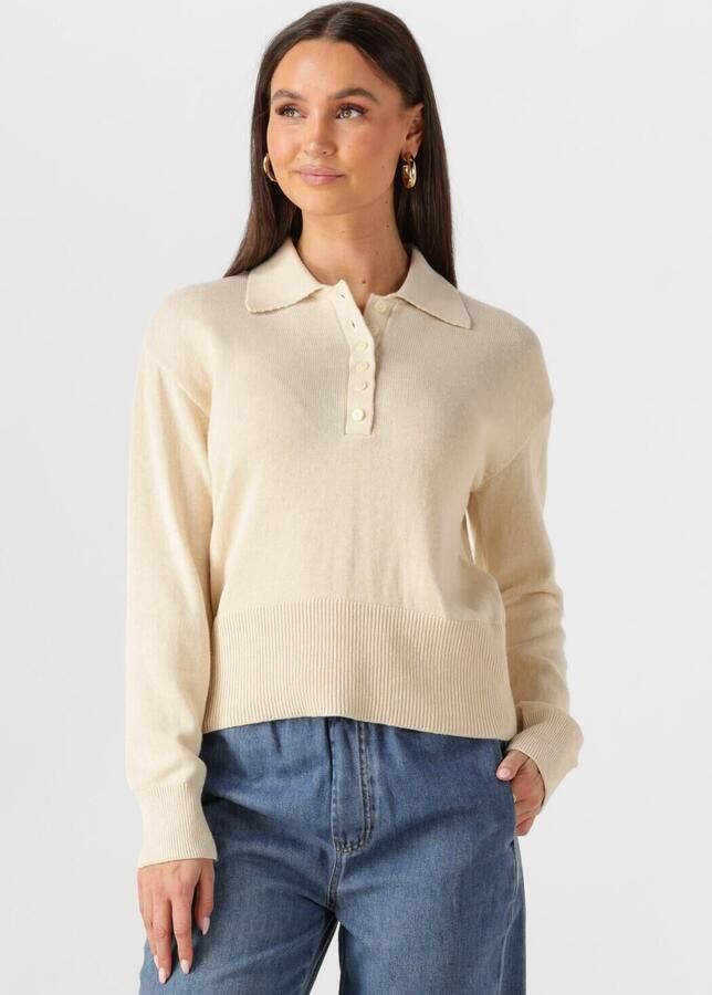 MODSTRÖM Modström Dames Truien & Vesten Malvamd Polo Ecru - Foto 4