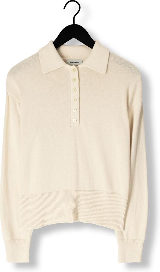 MODSTRÖM Modström Dames Truien & Vesten Malvamd Polo Ecru - Foto 3