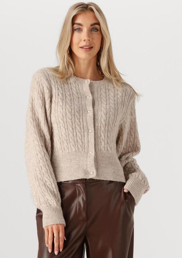 MODSTRÖM Modström Dames Truien & Vesten Pammiemd Cardigan Beige - Foto 4