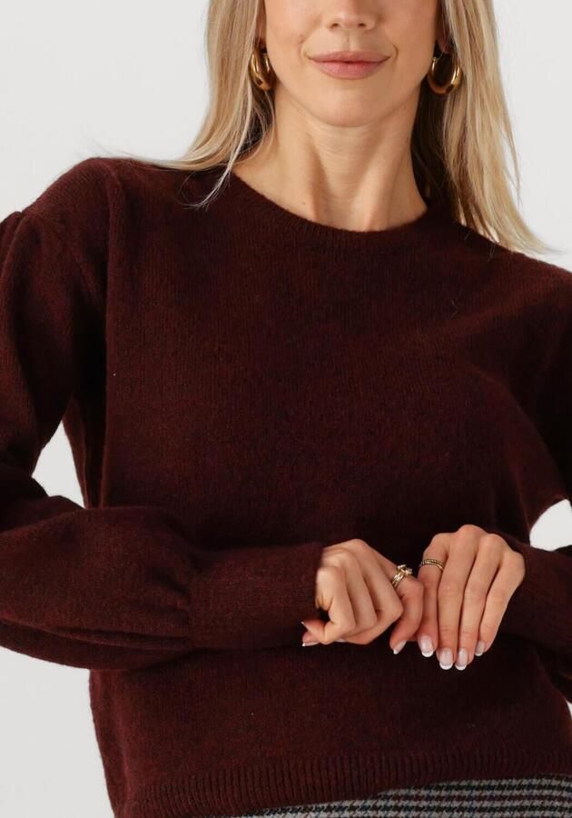 MODSTRÖM Modström Dames Truien & Vesten Patrickmd O-neck Bordeaux - Foto 3