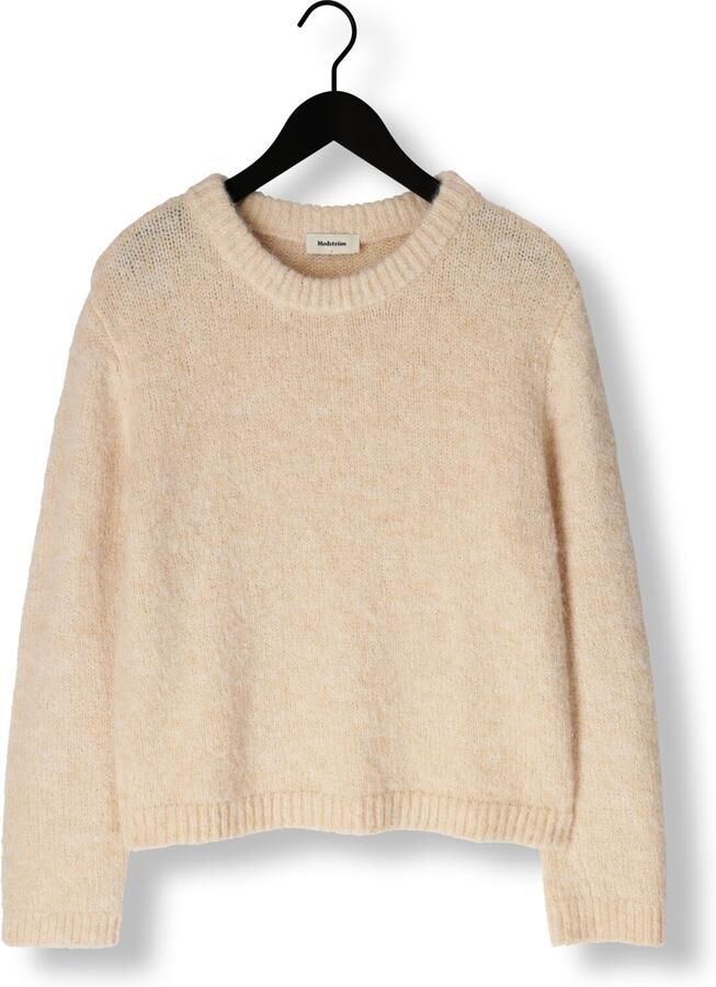 MODSTRÖM Modström Dames Truien & Vesten Philipmd O-neck Beige
