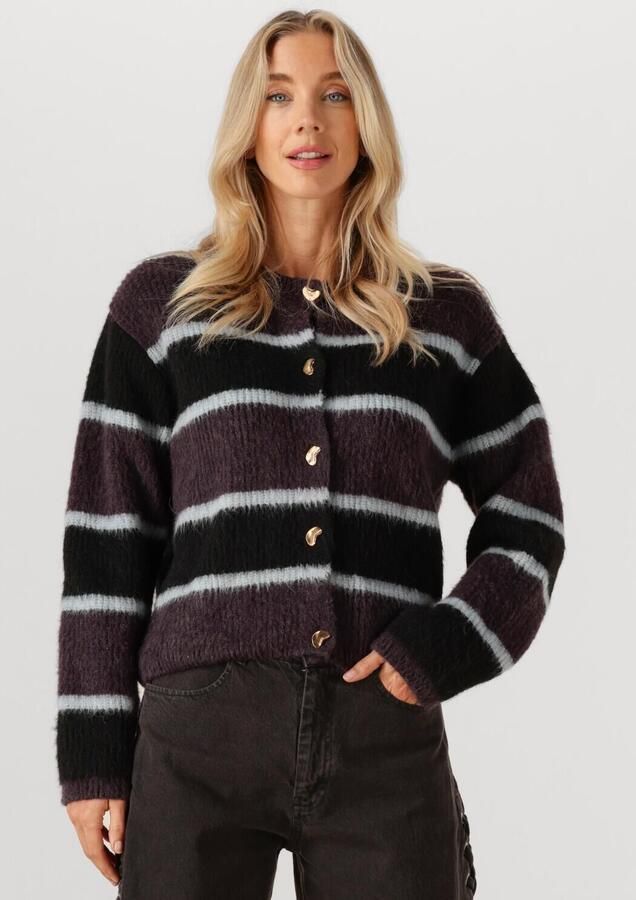 MODSTRÖM Modström Dames Truien & Vesten Rafaelmd Stripe Cardigan Multi - Foto 4