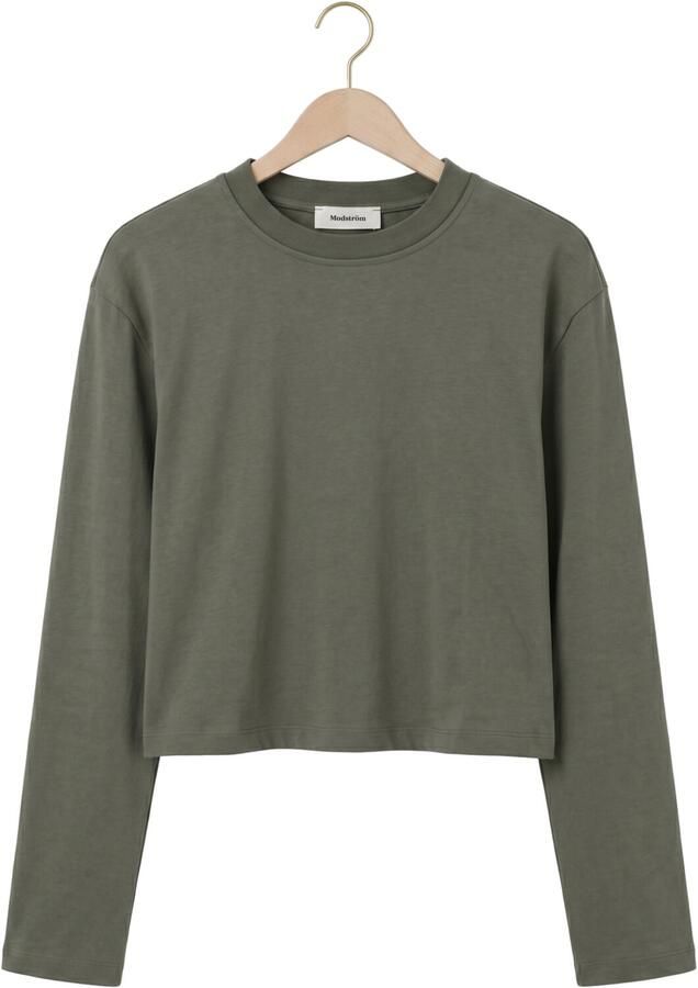 MODSTRÖM Modström Dames Truien & Vesten Tampamd Ls T-shirt Olijf - Foto 2